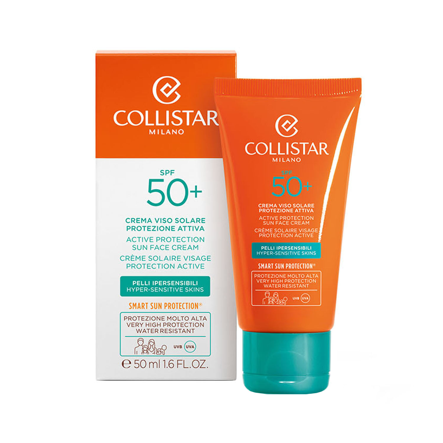 Collistar Crème Solaire Protection Visage SFP 50+