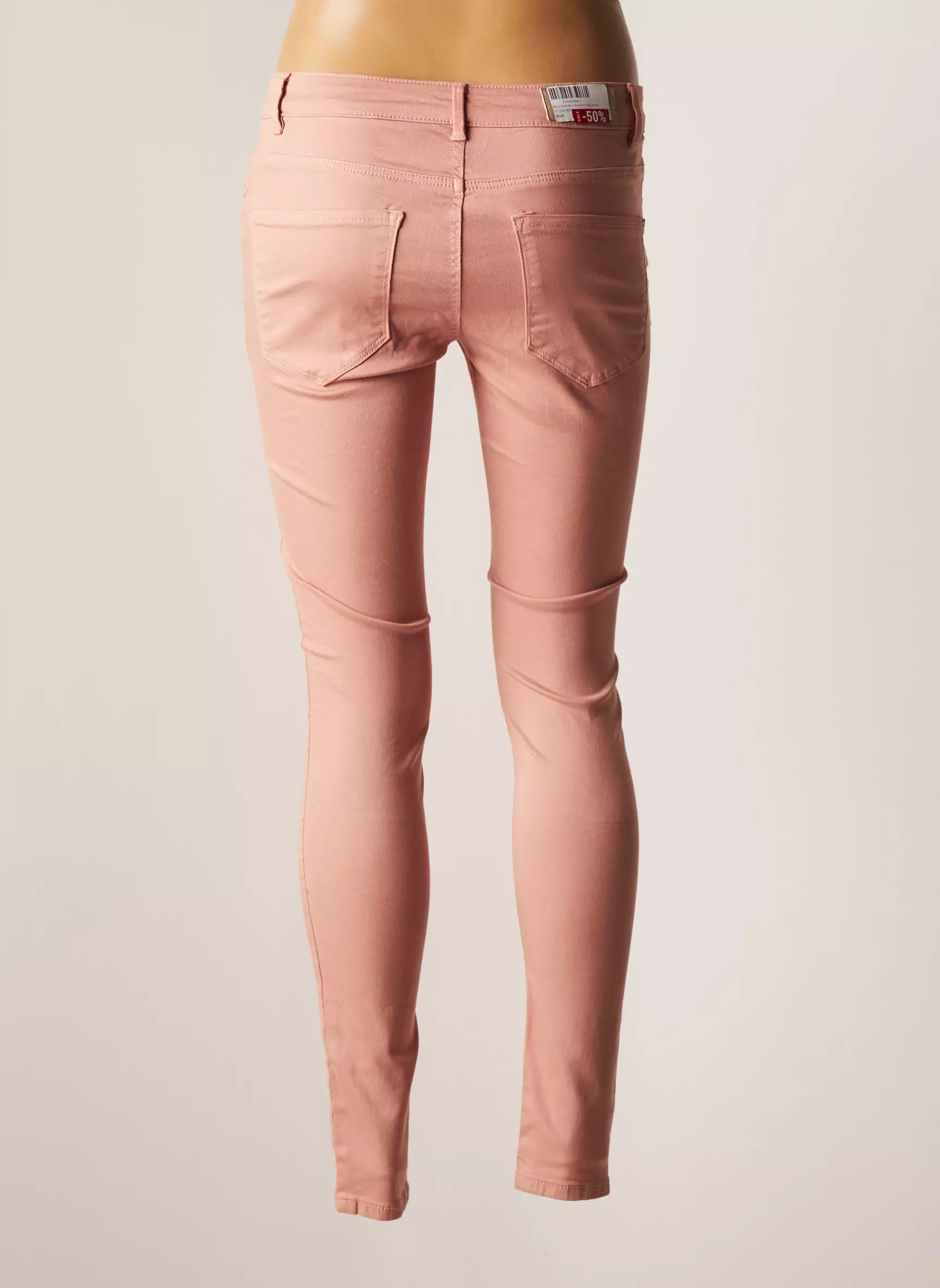 Vero Moda Pantalons Slim Femme couleur rose