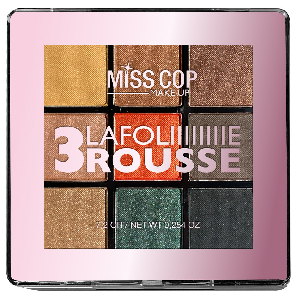 miss cop Nuancier N°3 Rousse Coffret maquillage