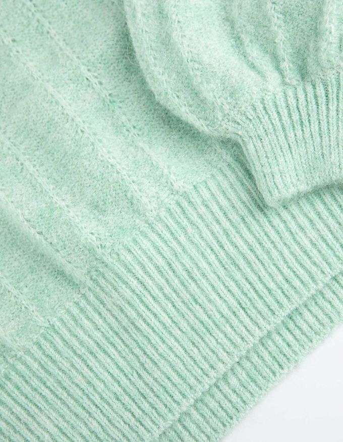 Strickpullover - Puffärmel