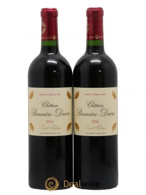 Château Branaire Ducru 4ème Grand Cru Classé  2014 - Lot de 2 Bouteilles