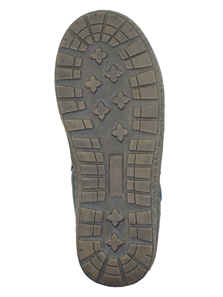 lamino Leder-Boots in Dunkelblau günstig kaufen