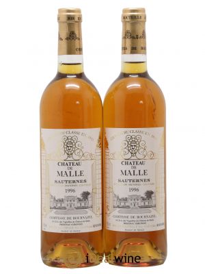 Château de Malle 2ème Grand Cru Classé  1996 - Lot de 2 Bouteilles