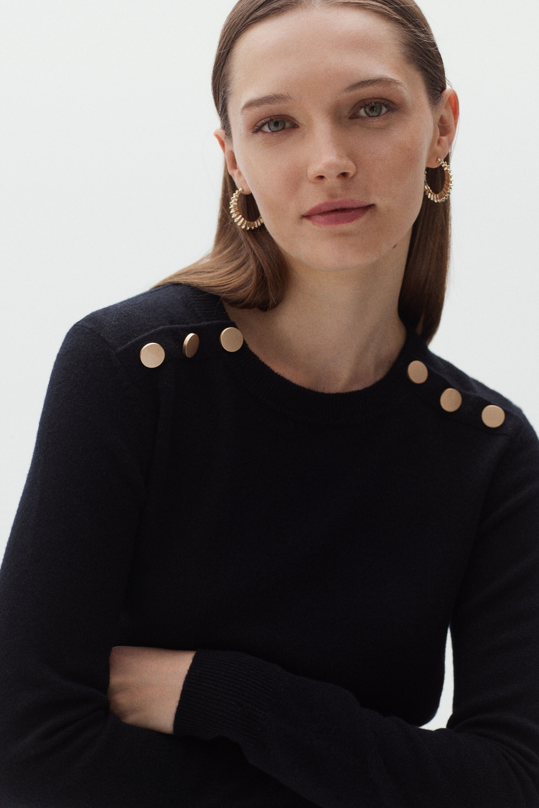 pull romuald 100% laine noir femme