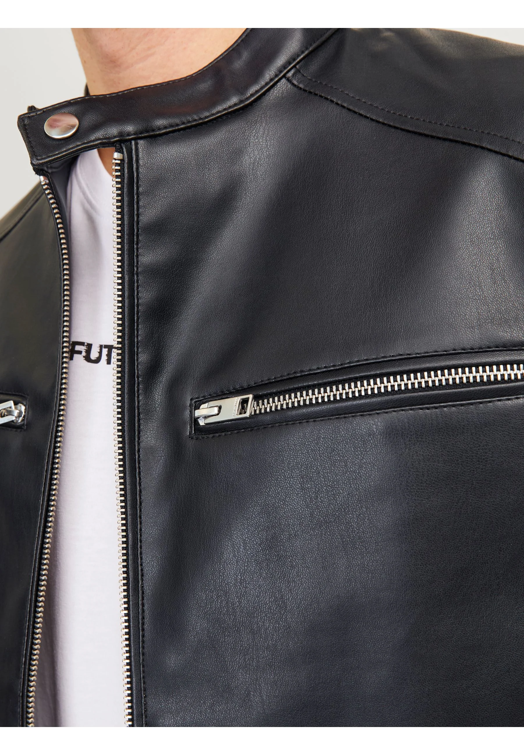 Jack & Jones JCOGRAIN JACKET - Chaqueta de piel sintética