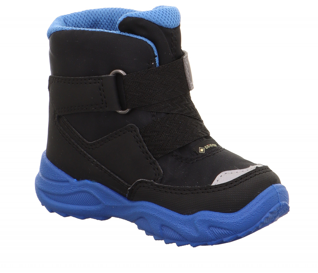 GLACIER - Schwarz/Blau Boots mit Klettverschluss