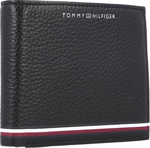 TOMMY HILFIGER TH Central Geldbörse RFID Schutz Leder 12 cm