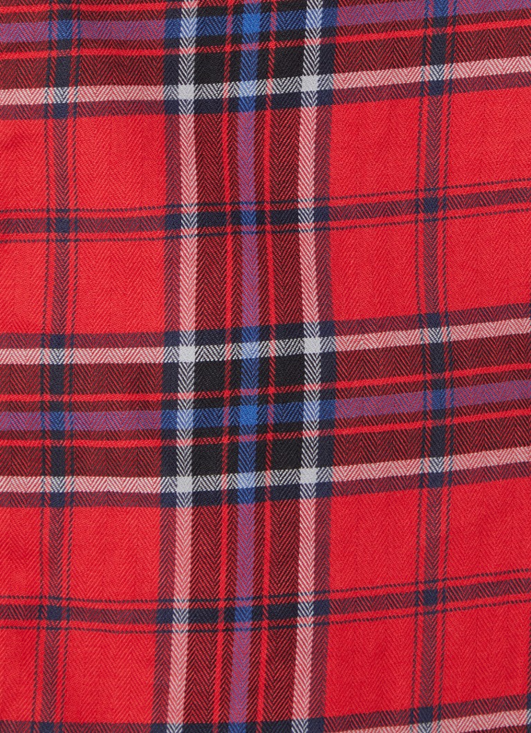 Camisa HUGO BOSS de corte regular com estampa xadrez e bolsos no peito.