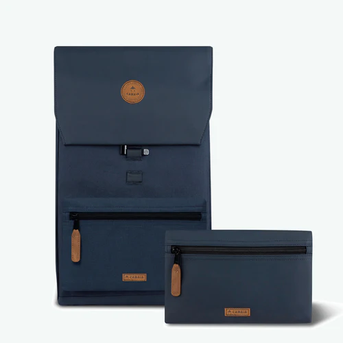 City Tirana navy blue backpack