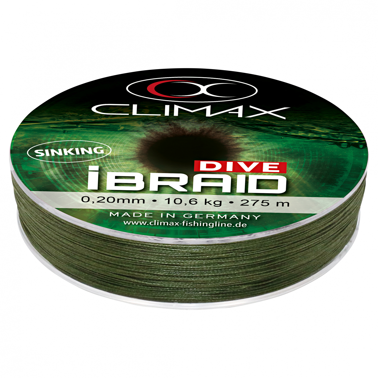 Climax Angelschnur iBraid Dive (olive)
