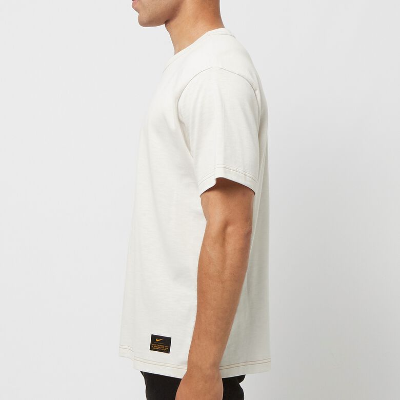 NIKE Life Shortsleeve Knit Top phantom/gold suede/black