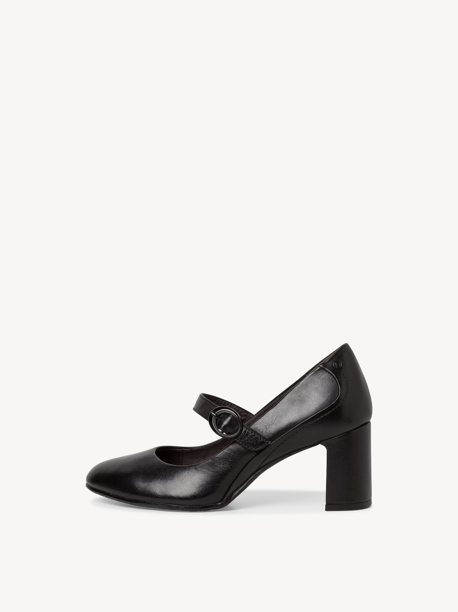 Escarpin en cuir - noir