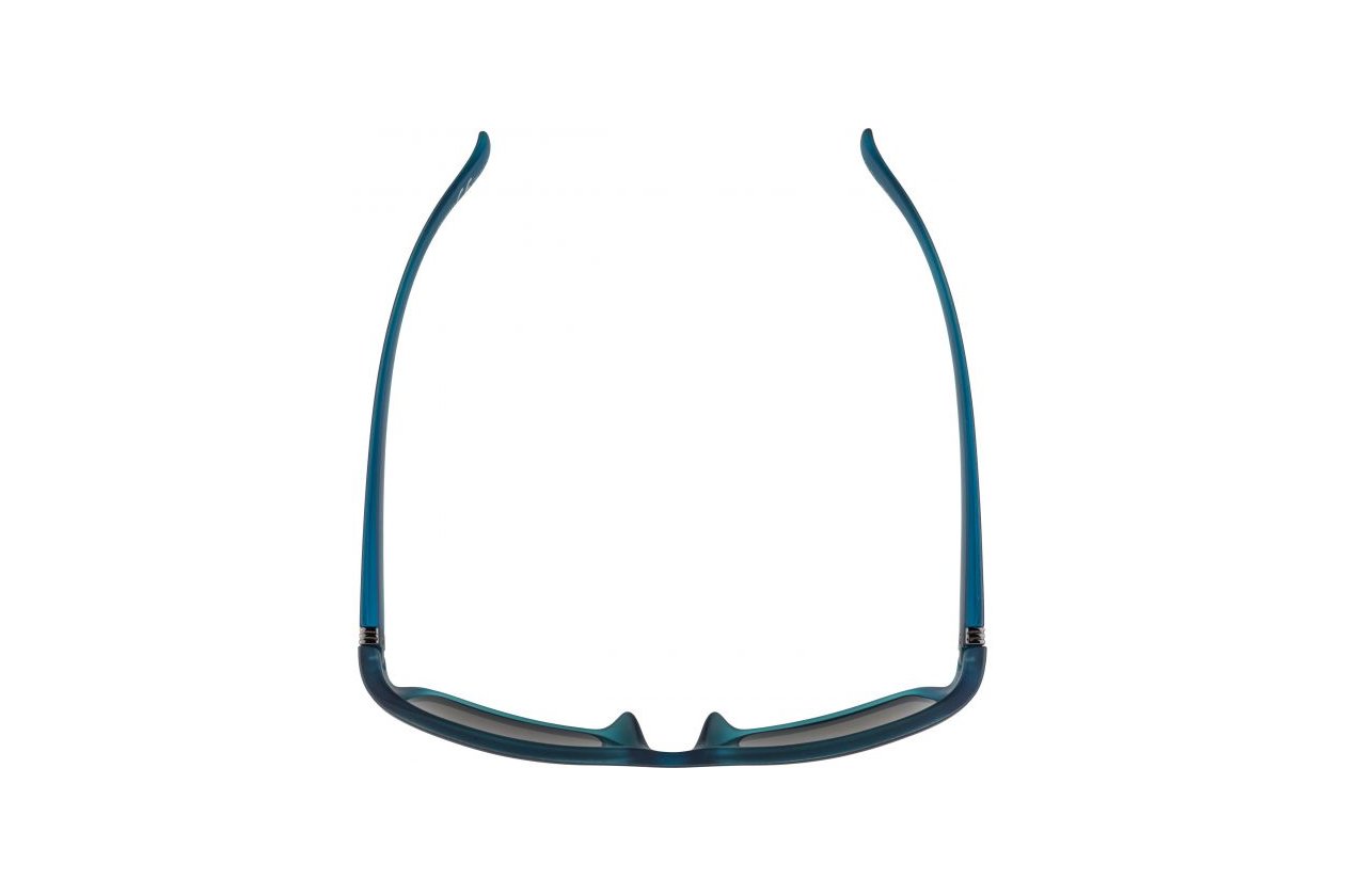 Alpina Kacey black-blue matt / blue mirror lens