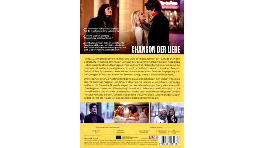 Chanson der Liebe (OmU)