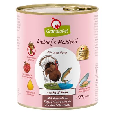 GranataPet Liebling's Mahlzeit Mixpaket 6 x 800 g