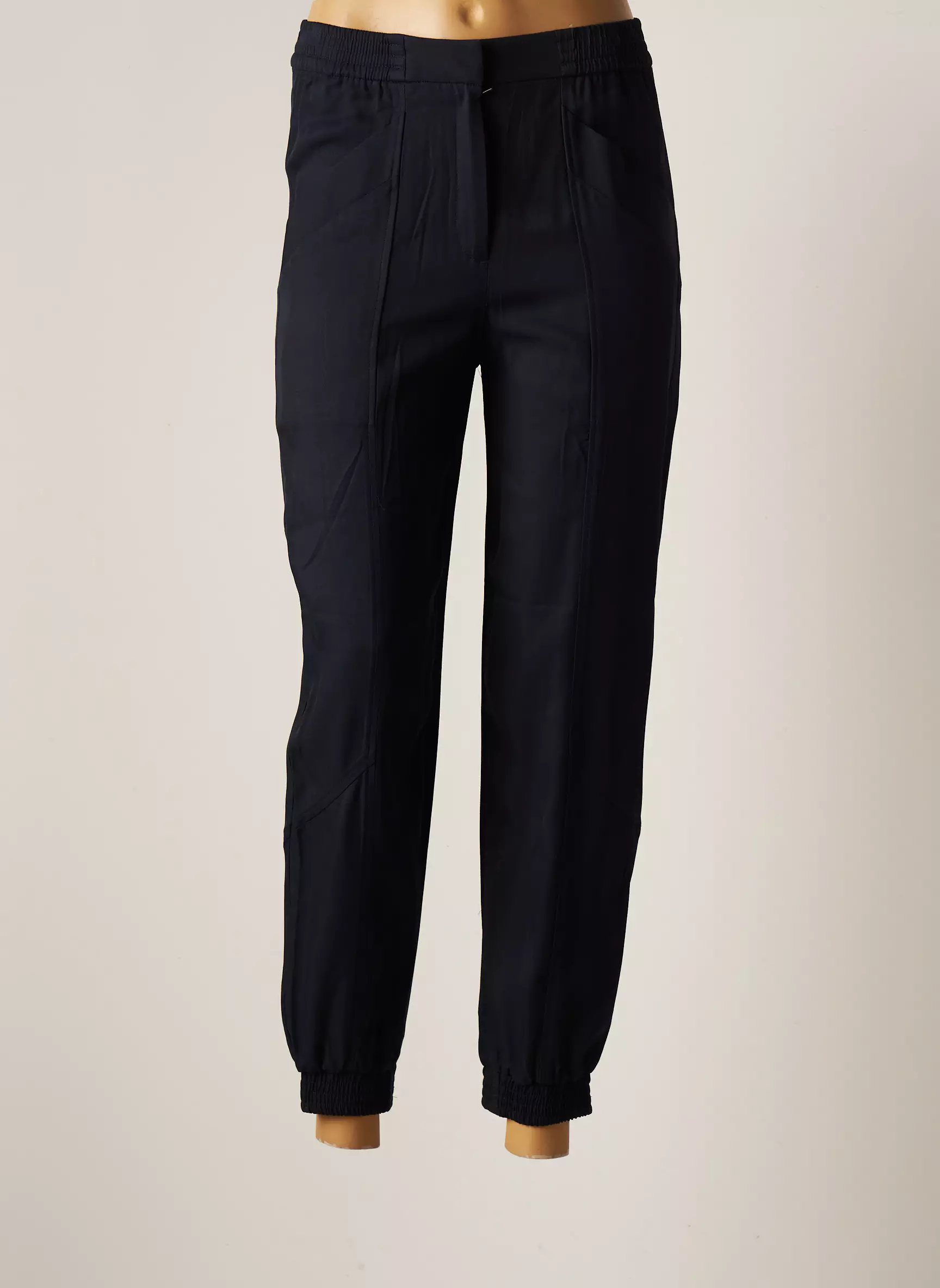 Esprit Pantalons Droits Femme couleur bleu