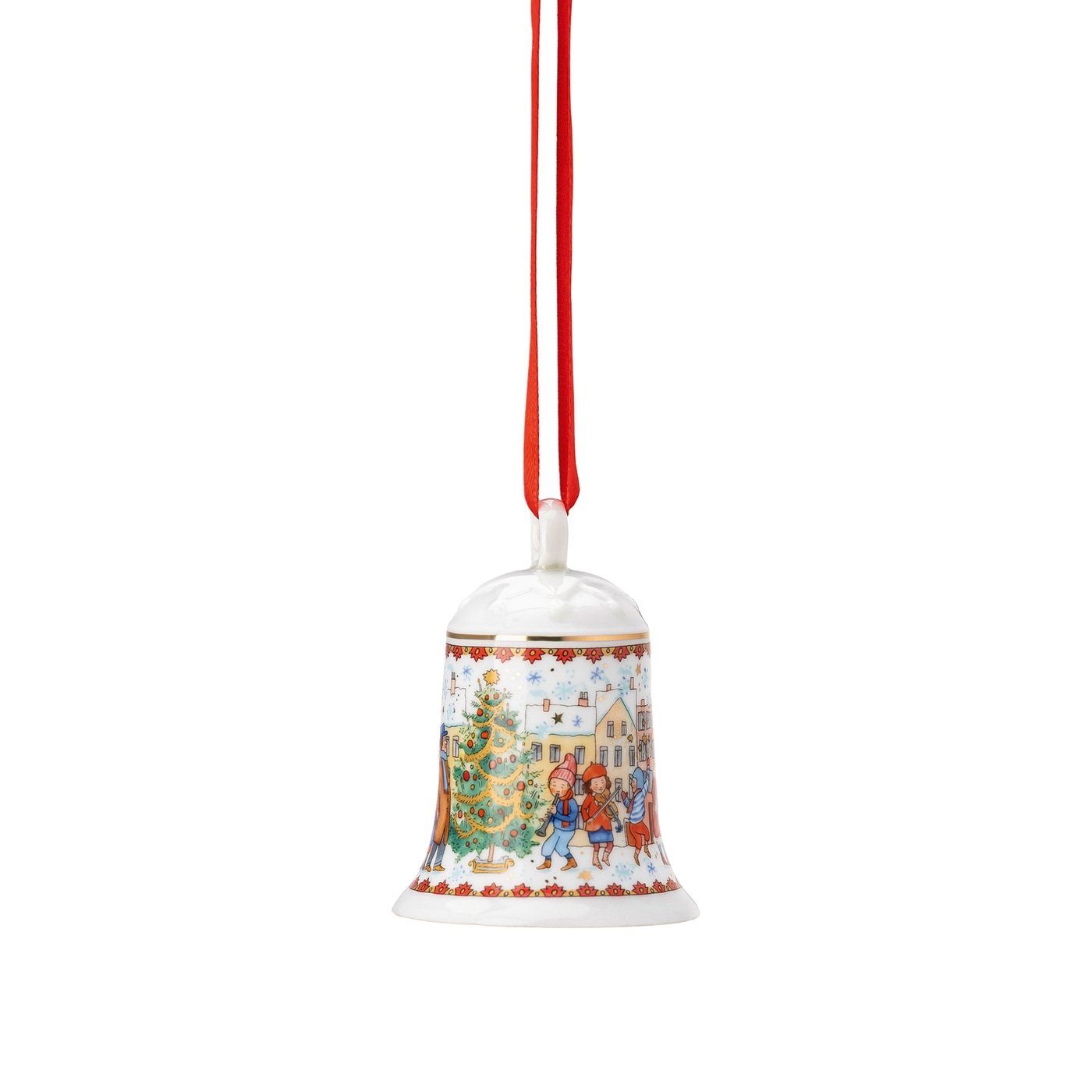 Hutschenreuther Christbaumschmuck Porzellanglocke Weihnachtsglocke 2023 in OVP - 2023 - 1 Stück (1-tlg), Sammelobjekt mit OVP (Originalverpackung)
