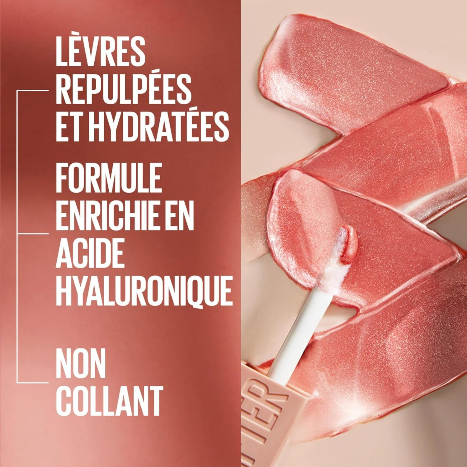Maybelline Gloss à lèvres hydratant et effet repulpant