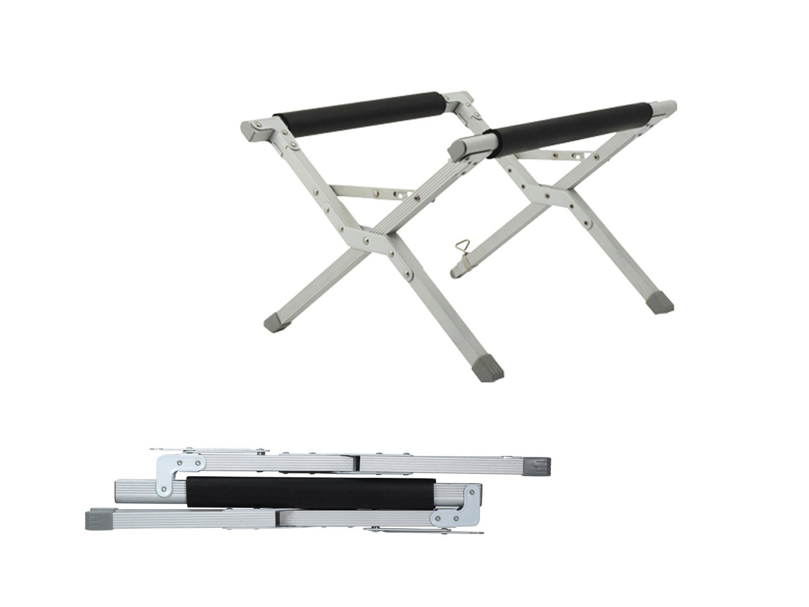 Campart Elektrische Kühlbox, 35 l, groß für Auto & Camping Kompressor Elektro 12V & 220-240V Klappständer