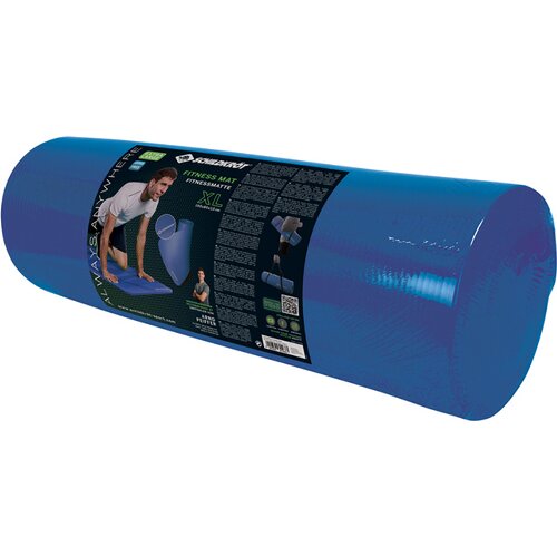 MATTE SCHILDKRÖT FITNESSMATTE XL, 15 MM, 195 X 80 CM, BLAU, RUTSCHFEST, OPTIMAL F