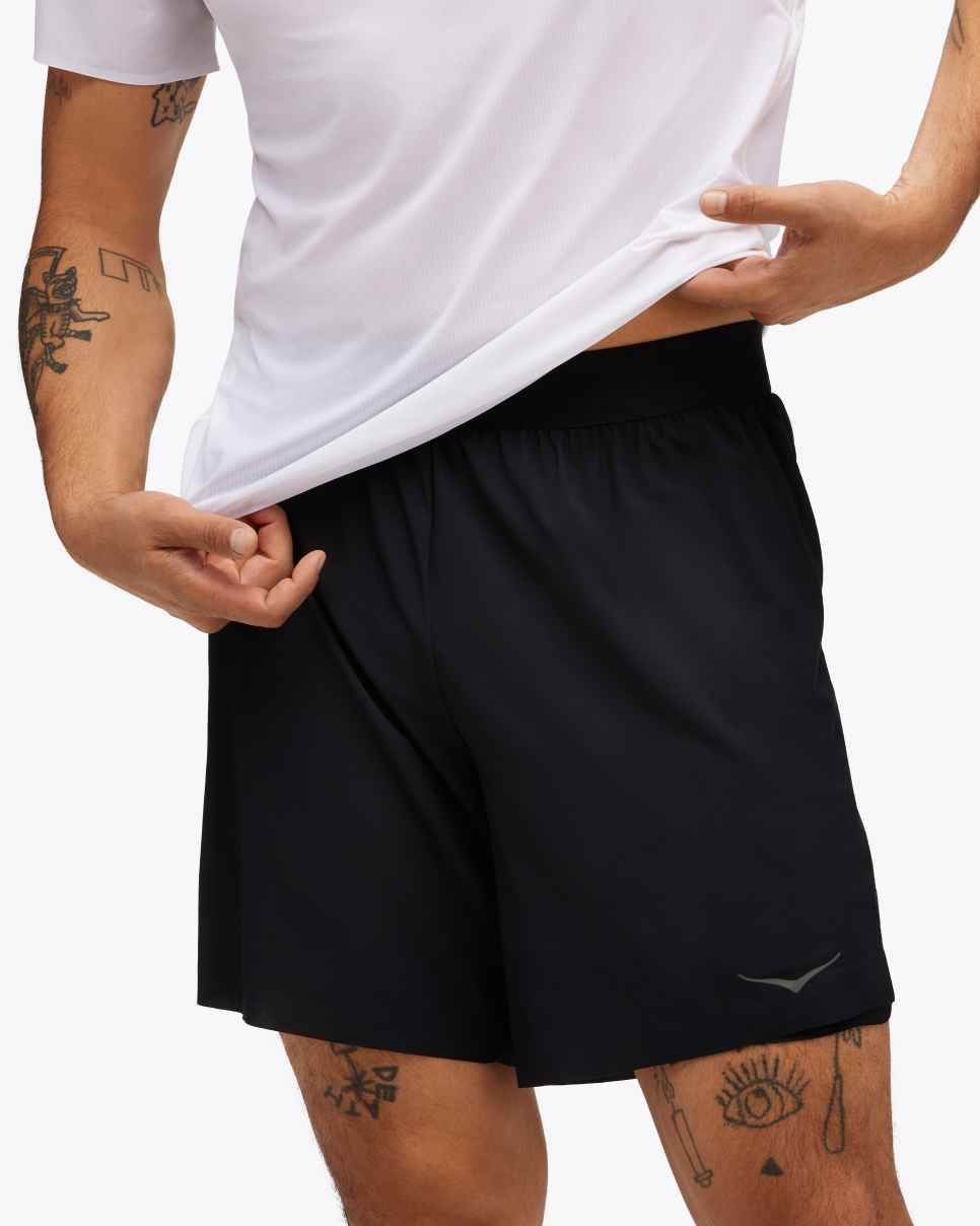 Glide 7-tommers Short 2-in-1 Black