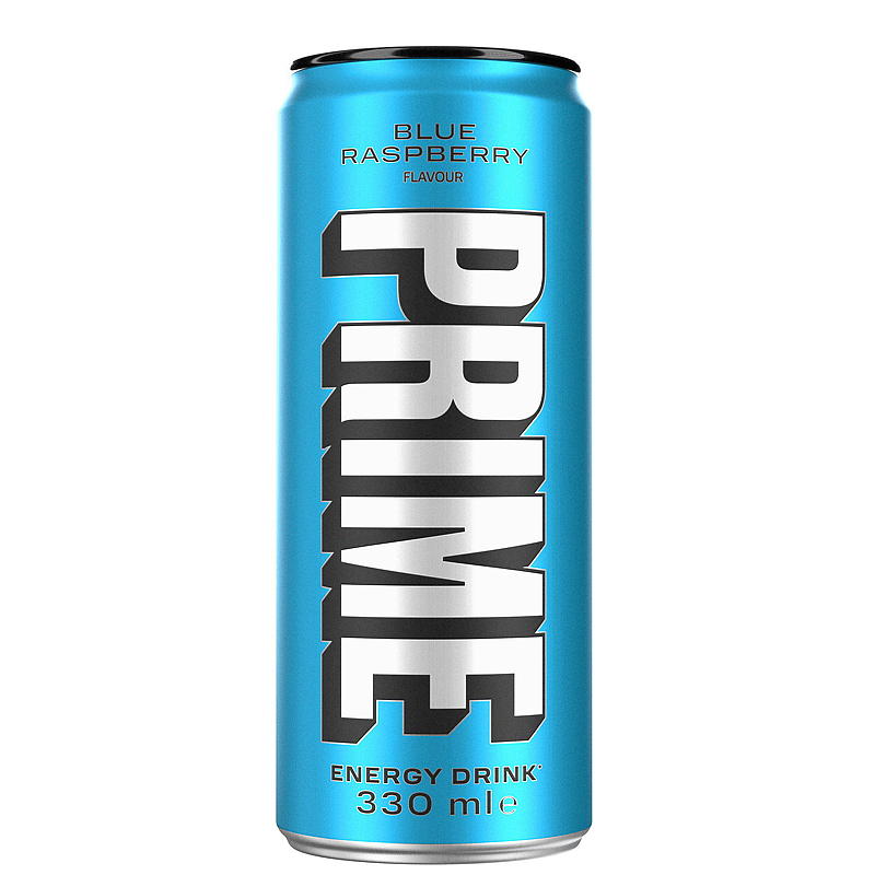 Prime Energi 330 ml Blue raspberry