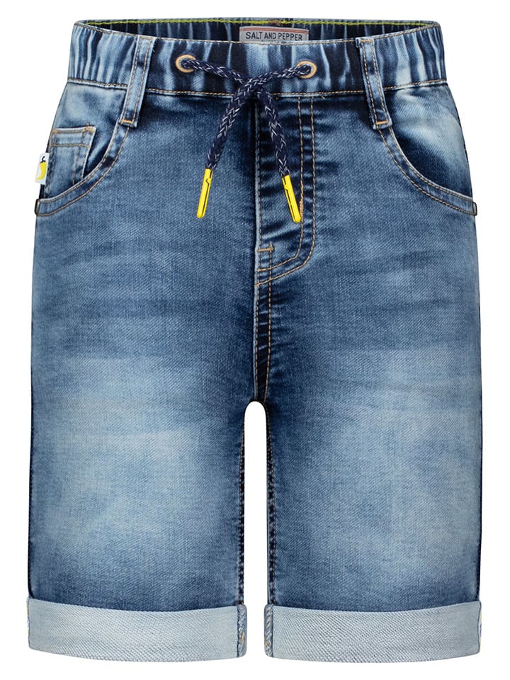 Salt and Pepper Jeans-Shorts in Blau günstig kaufen