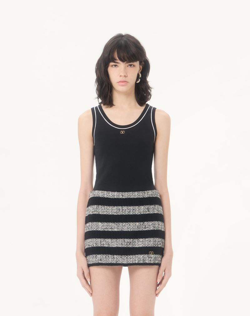 Blusa de malha de algodão