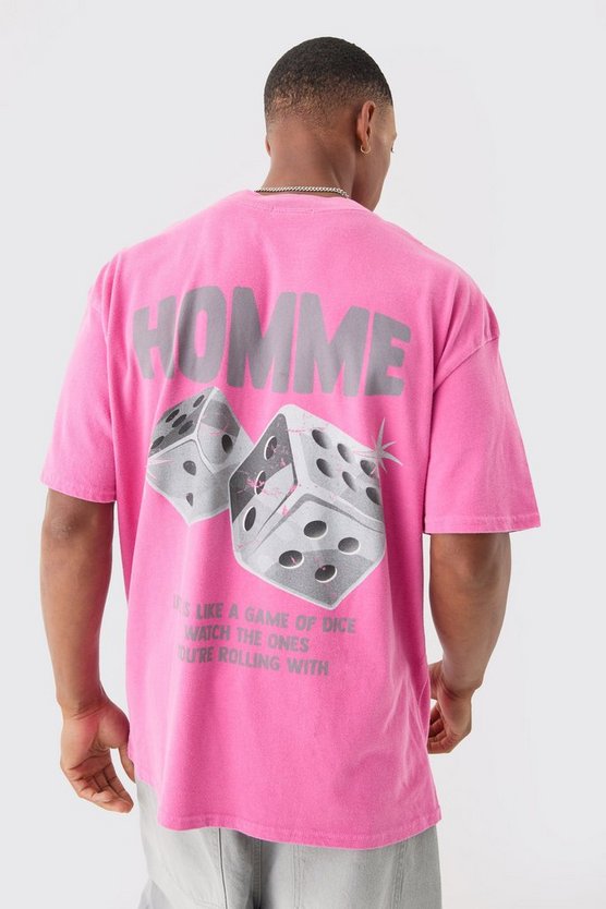 Oversize T-Shirt mit Print