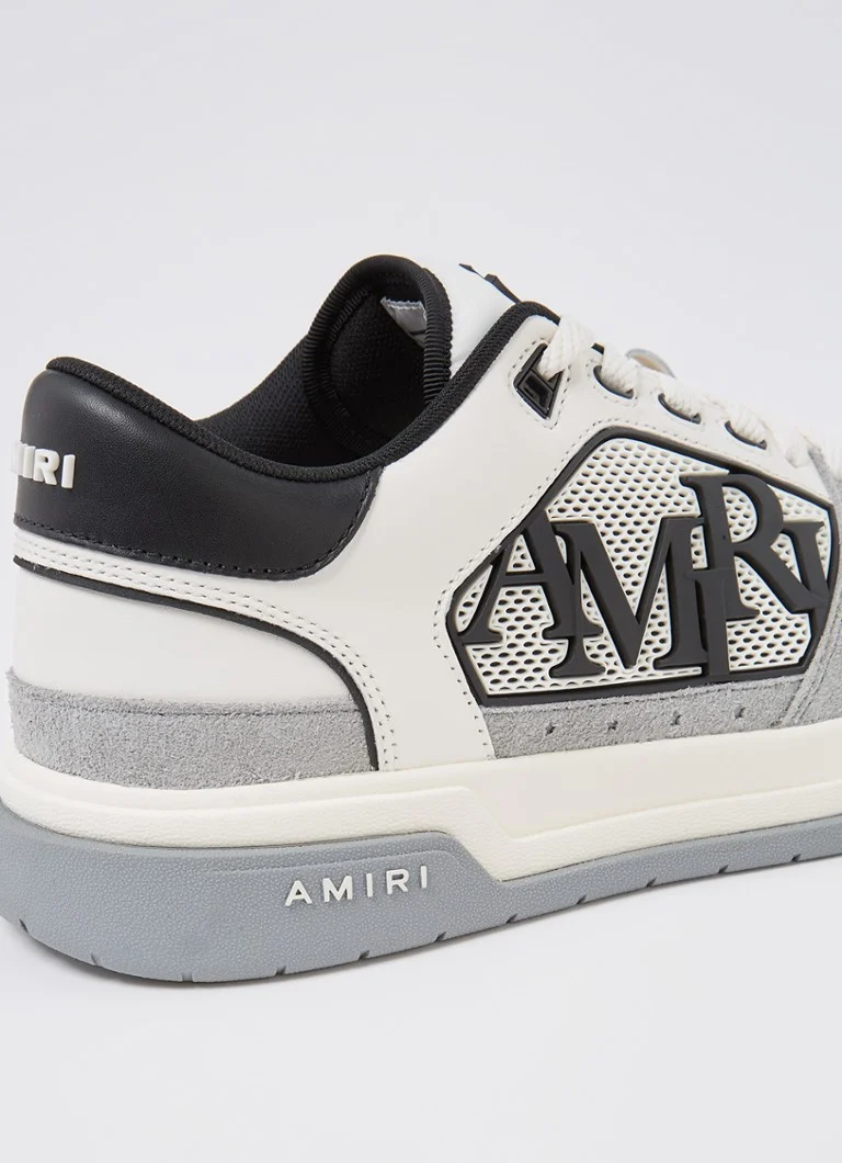Skórzane trampki AMIRI z logo