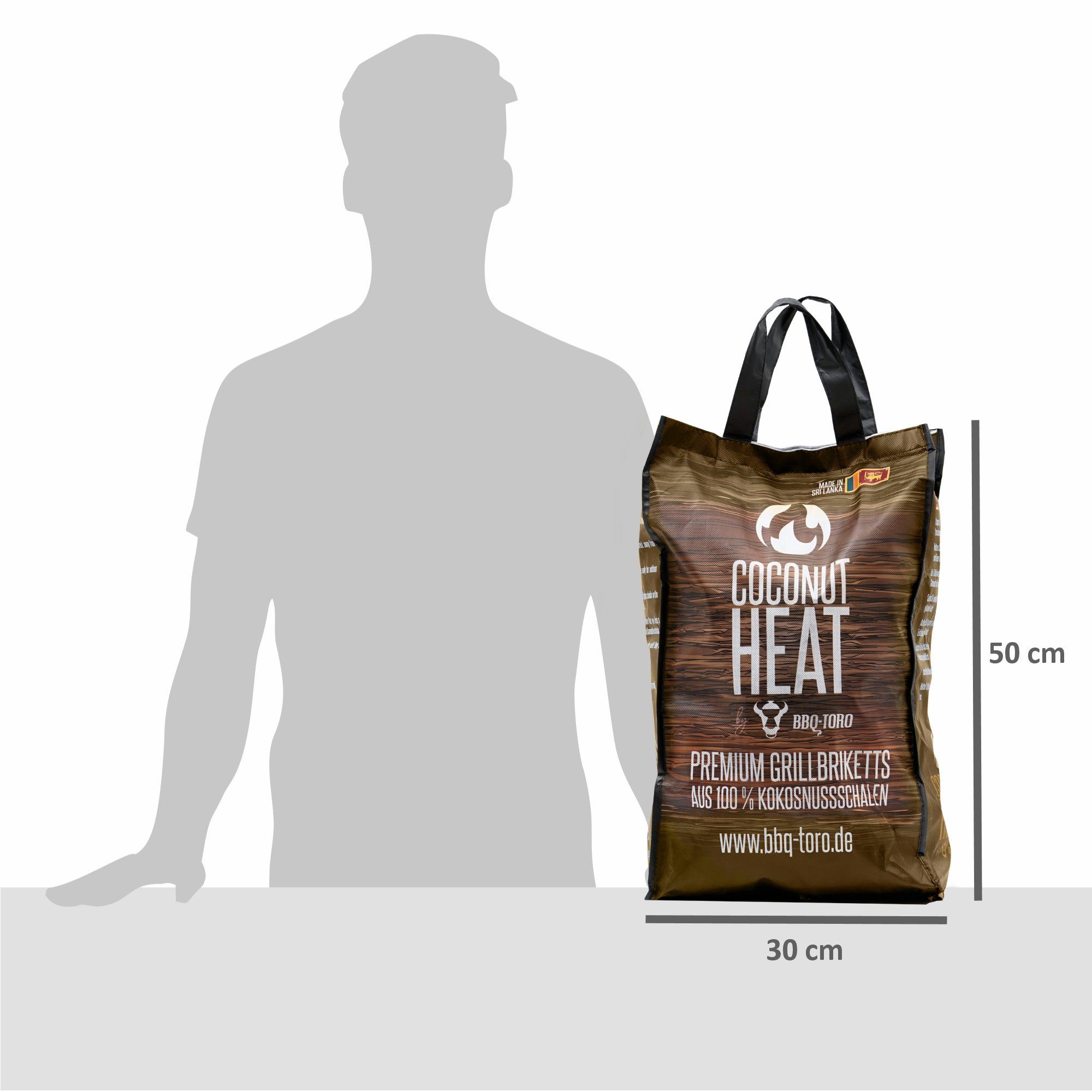 BBQ-Toro Grillbriketts BBQ-Toro Coconut Heat Premium Grillbriketts, 10 kg, 100 % Kokosnuss, 10.00 kg