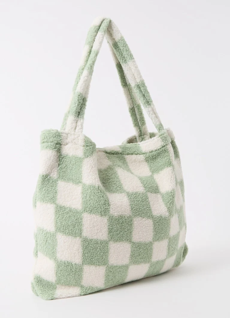 Geantă Studio Noos Mom Checkered