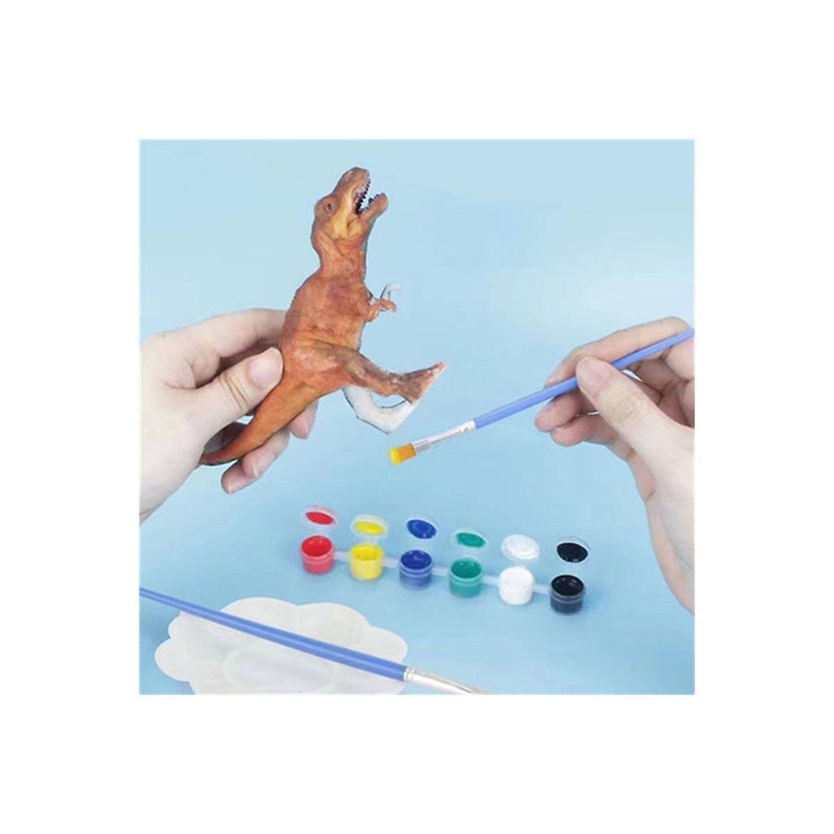 Kinder Aquarell Färbung Doodle Spielzeug Dinosaurier-Aquarell-Färbung für DIY-Kinderspielzeug