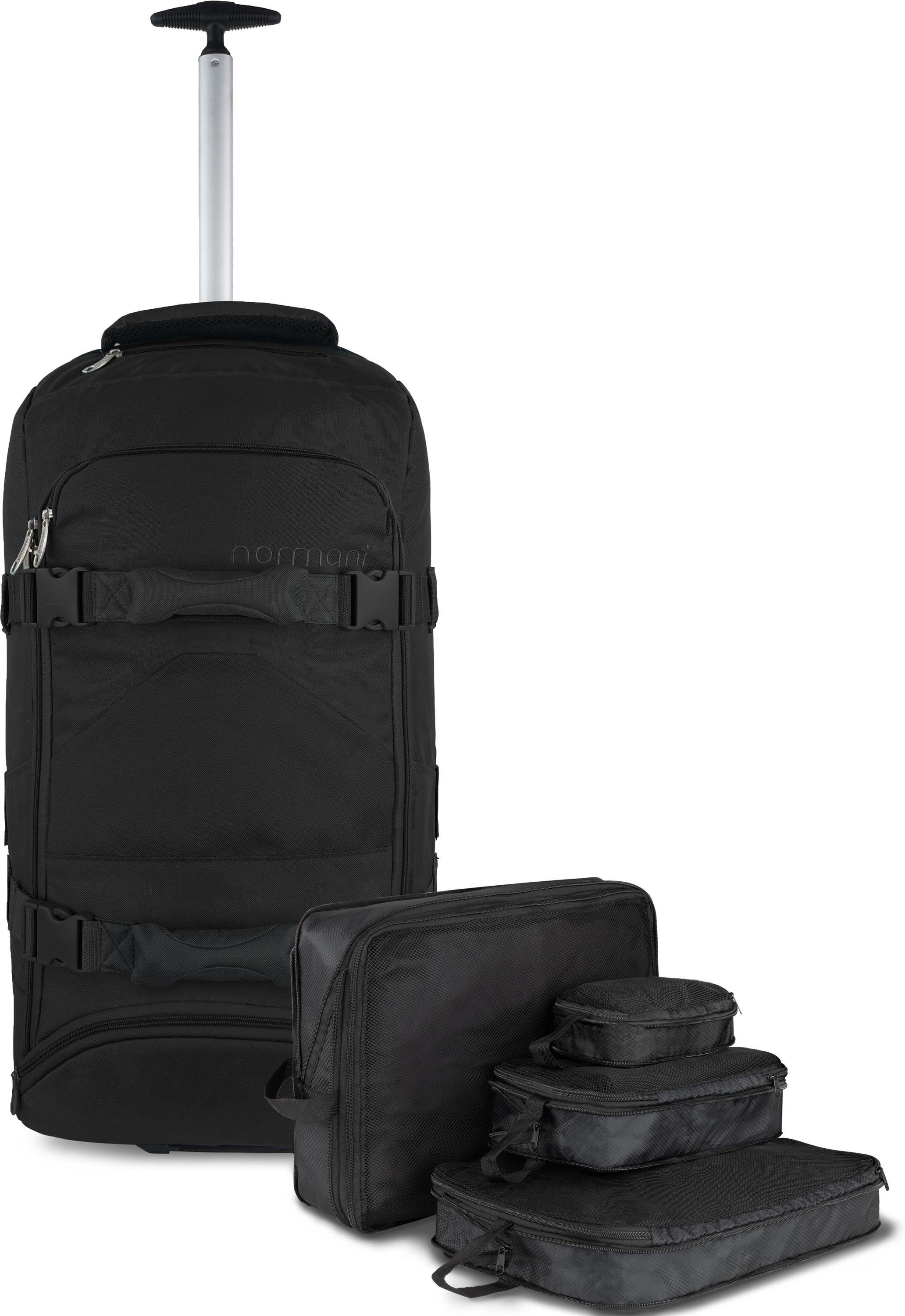 normani Reisetasche, Rucksack mit Trolleyfunkion 90 Liter