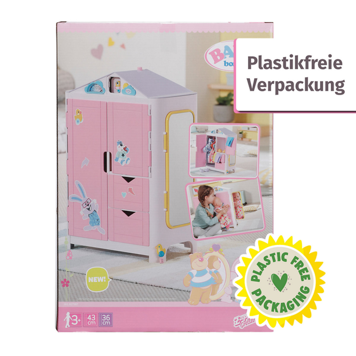 BABY born® 827987 Schrank mit Wetterente