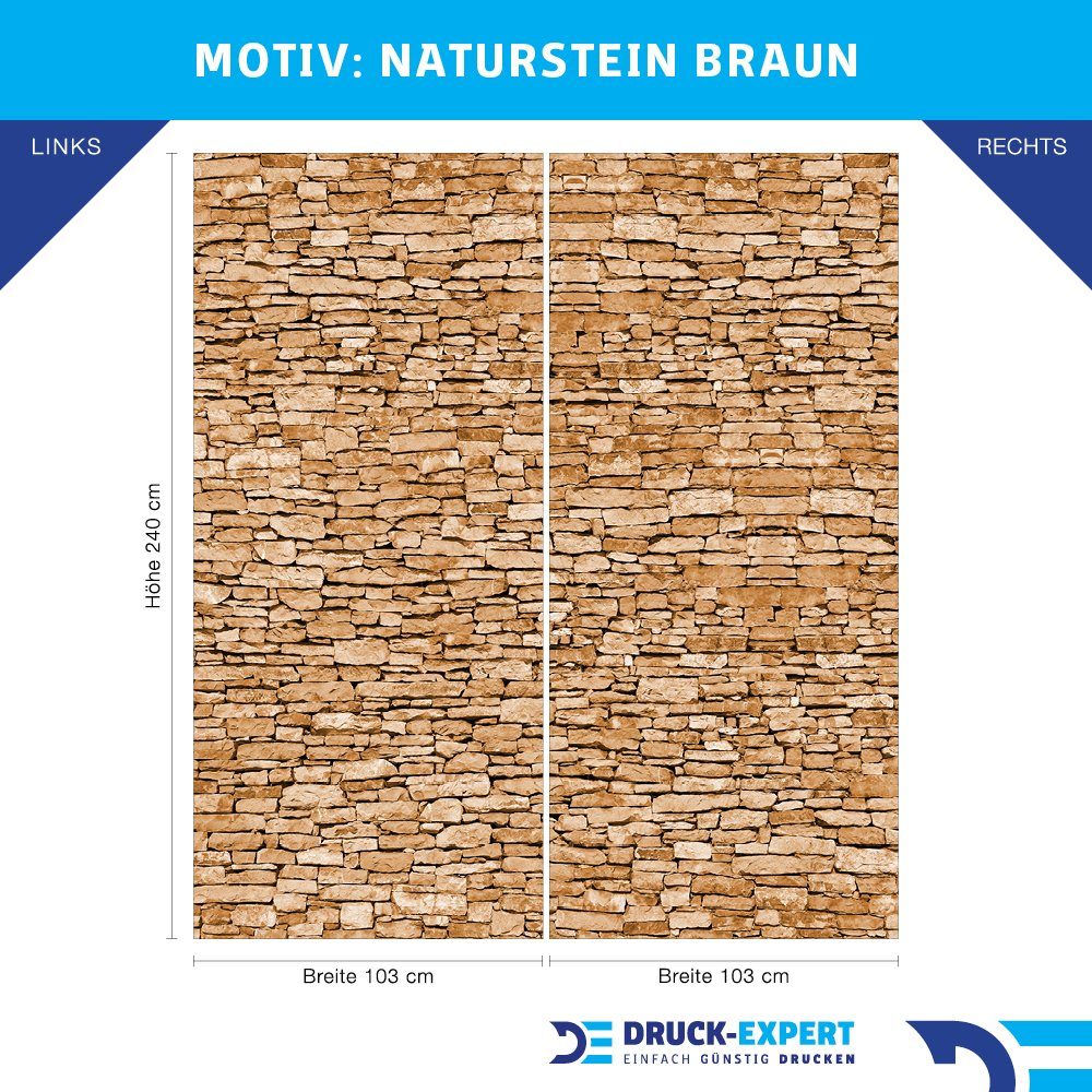 DRUCK-EXPERT Duschrückwand Premium Duschrückwand - langlebiger Fliesensticker aus 0,4 mm selbstklebenden Hart-PVC