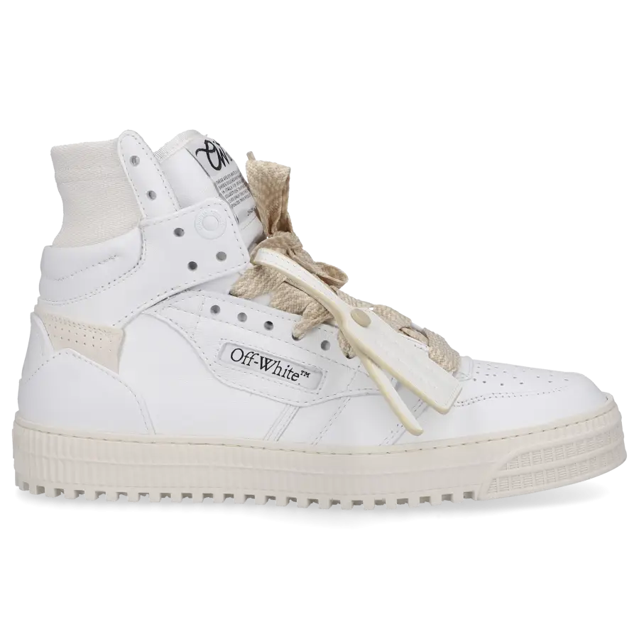 Off-White - Sneaker high 3.0 OFF COURT Kalbsleder - weiß