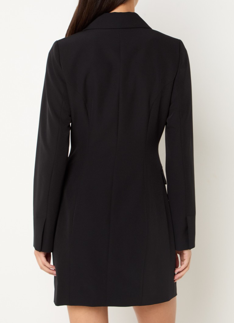 NIKKIE Evora mini blazer dress with shoulder pads and flap pockets