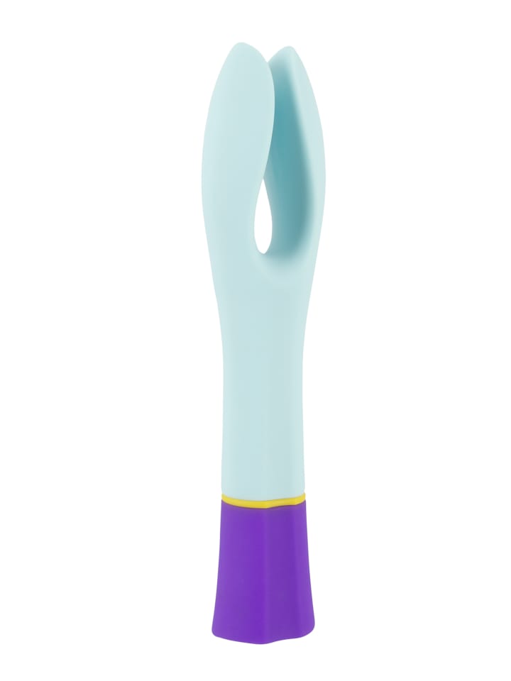 You2Toys Vibrator double vibrator in Türkis/Lila/Gelb günstig kaufen 18 cm