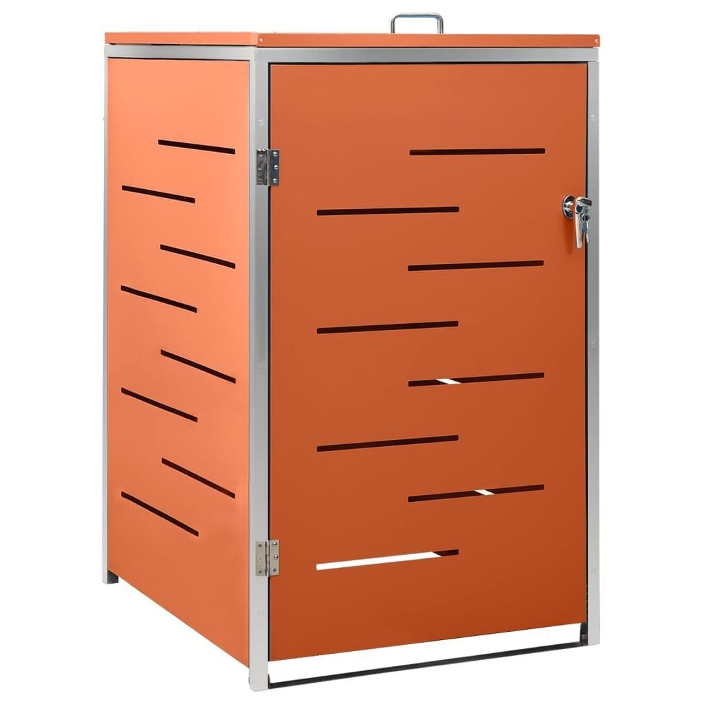 vidaXL Mülltonnenbox Mülltonnenbox für 1 Tonne 69x77,5x115 cm Edelstahl