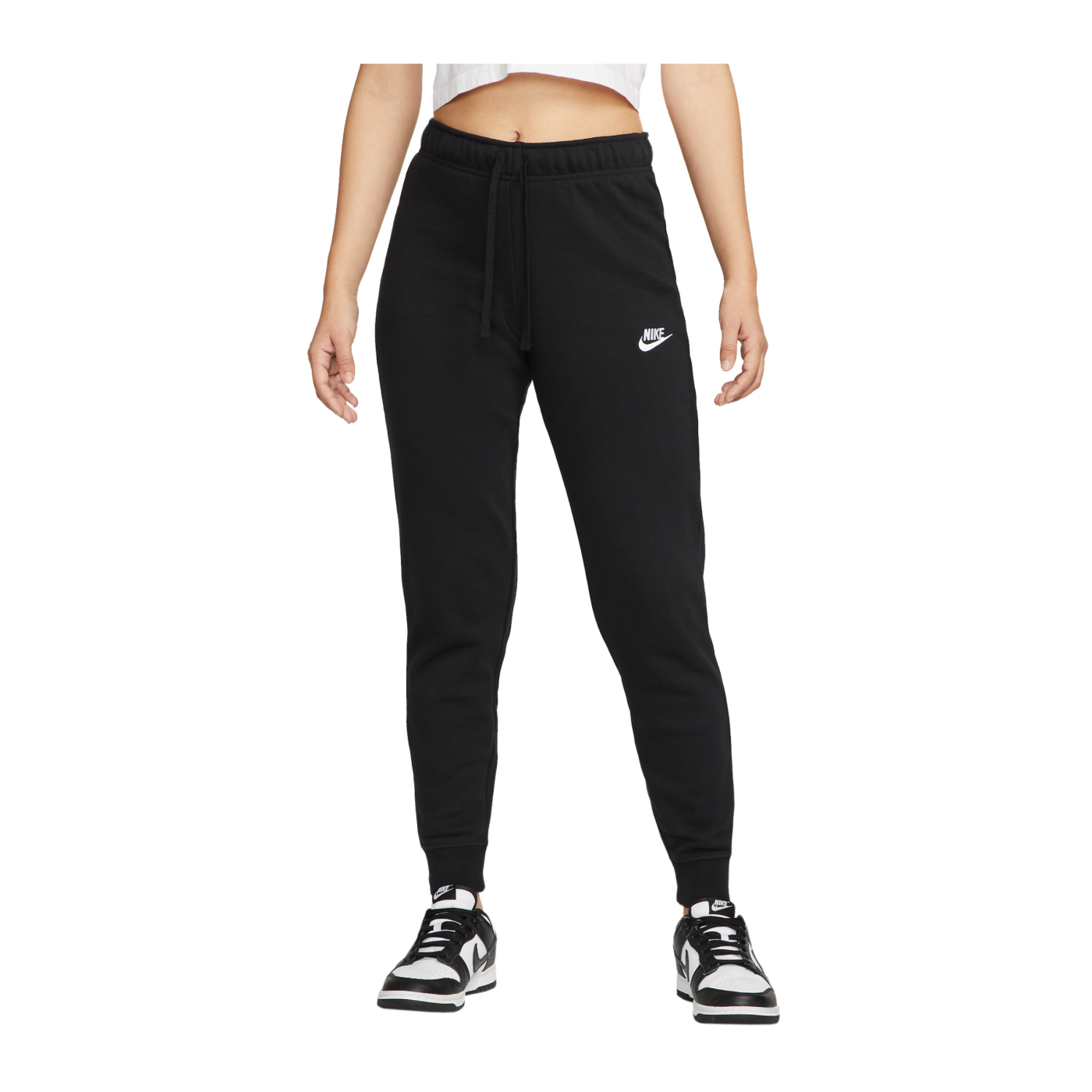 Nike Club Fleece Mid-Rise Jogginghose Damen F010