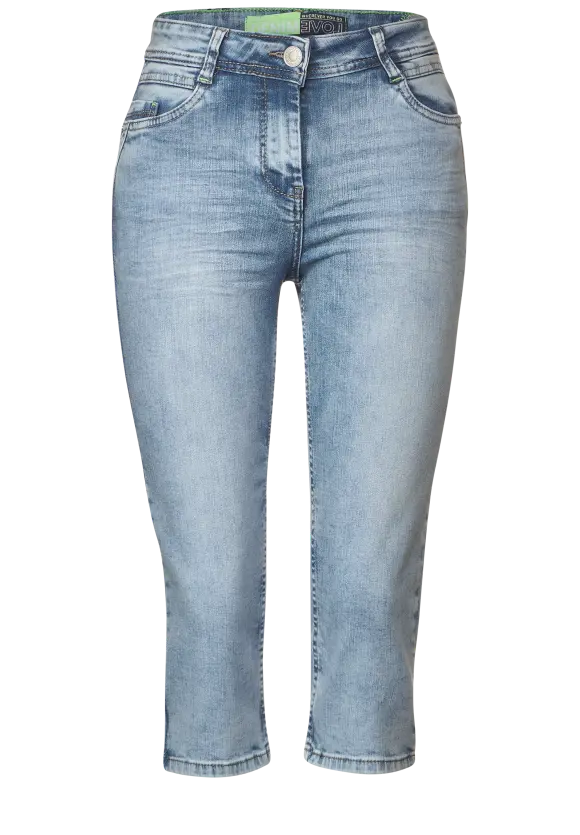 CECIL Slim Fit Jeans in 3/4