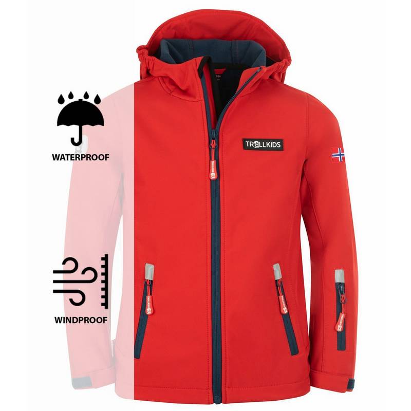 Trollkids Oslofjord Softshelljacke Kinder