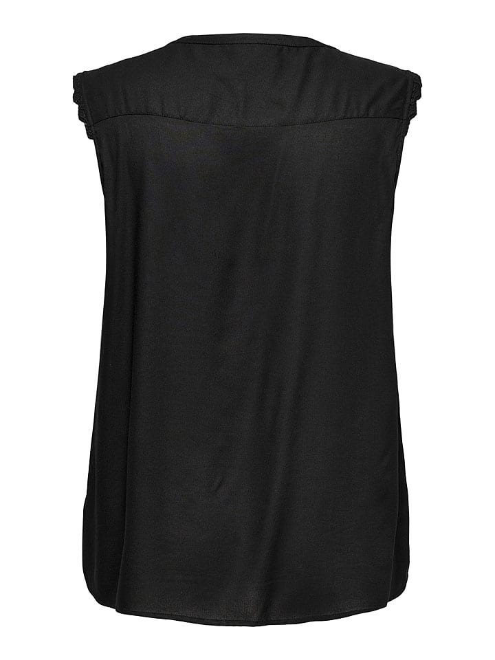 ONLY Carmakoma Bluse in Schwarz günstig kaufen