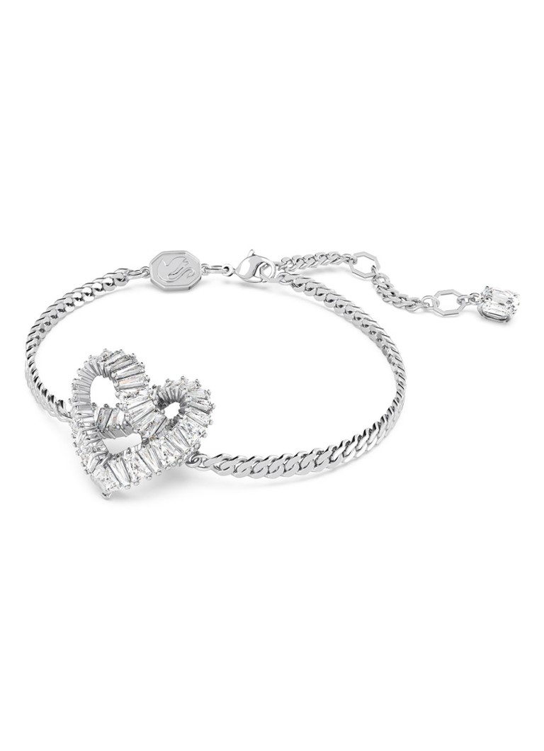 Bracciale Swarovski Matrix HRT, intrecciato bianco/