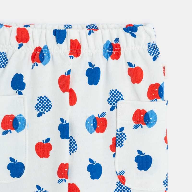 Jogging bébé garçon à motifs fruités beige Catimini