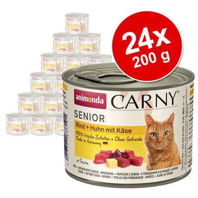 Sparpaket Animonda Carny Senior 24 x 200 g