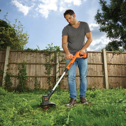 Black & Decker STC1840PC-QW Rasentrimmer, 18 Volt, 4,0 Ah Li-Ion, 28 cm