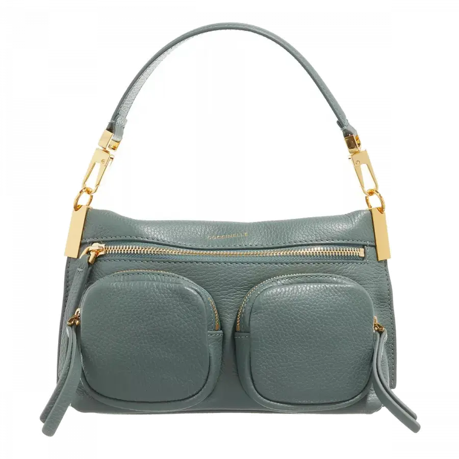 Coccinelle - Coccinelle Handle Bags Leder Dark Green - grün
