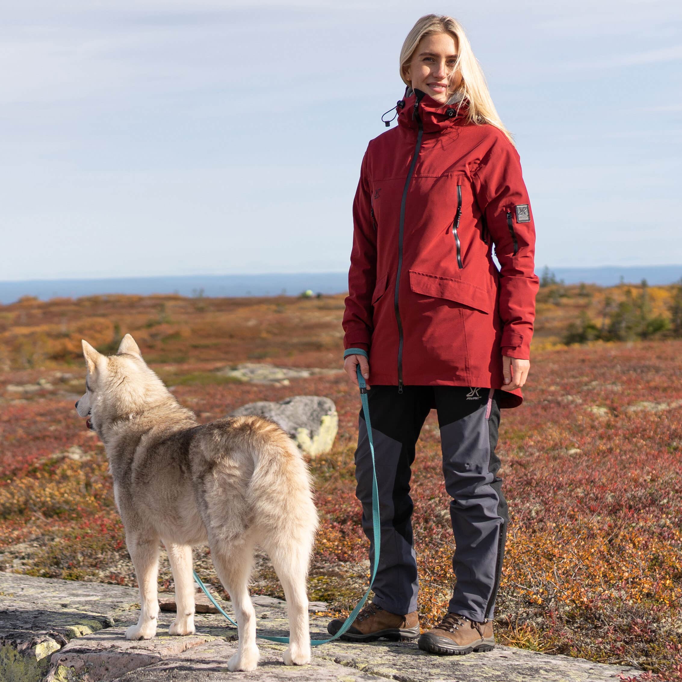 Monsoon Jacket Femme Chilli